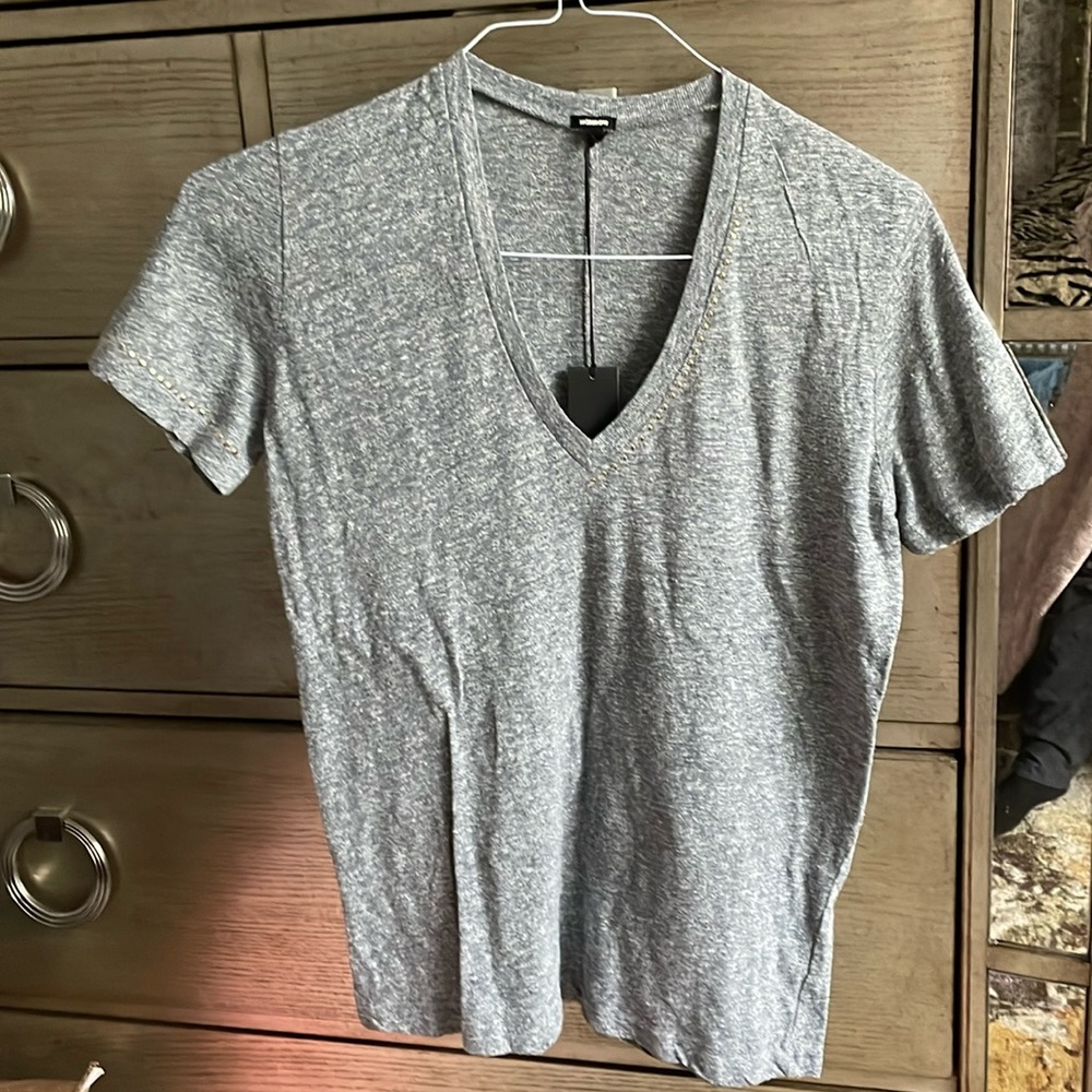 Monrow studded top, size M, new